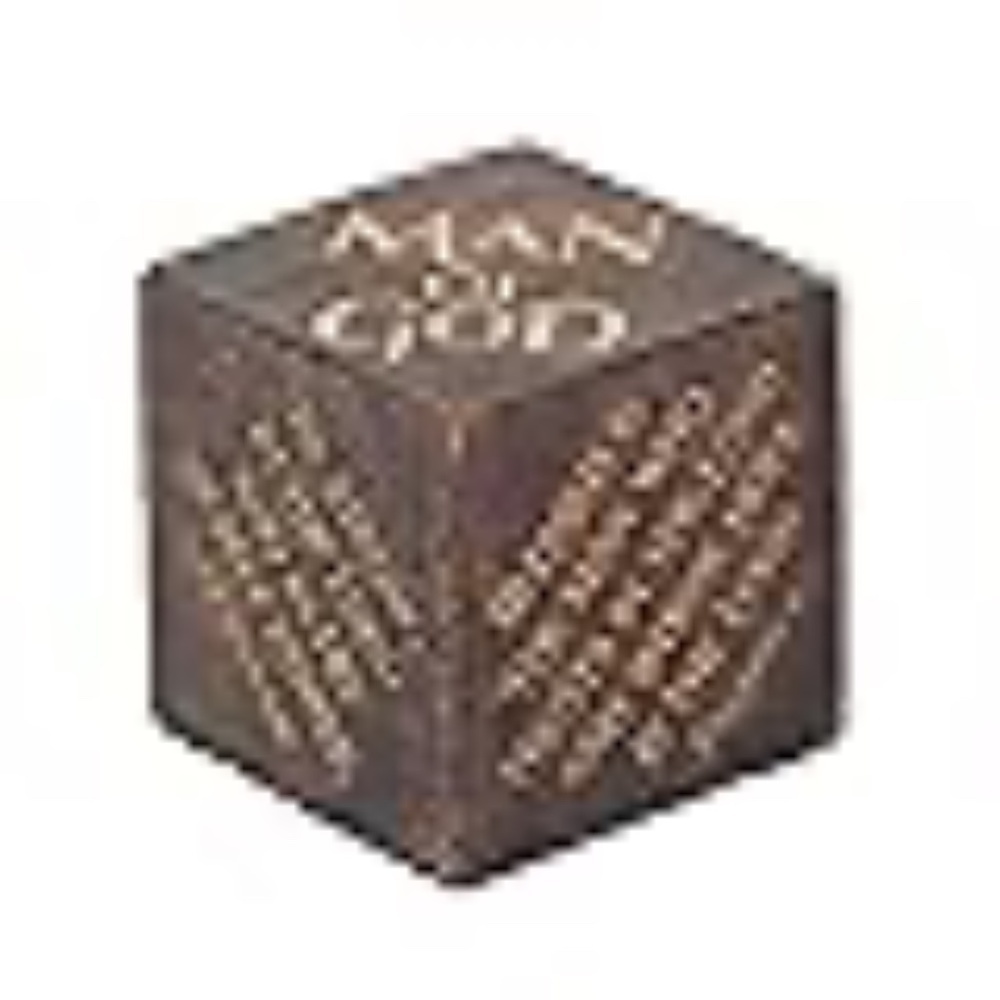 Dicksons Rustic Brown Inscribed Scripture Block Resin Stone Decorative NIB - Picture 12 of 12